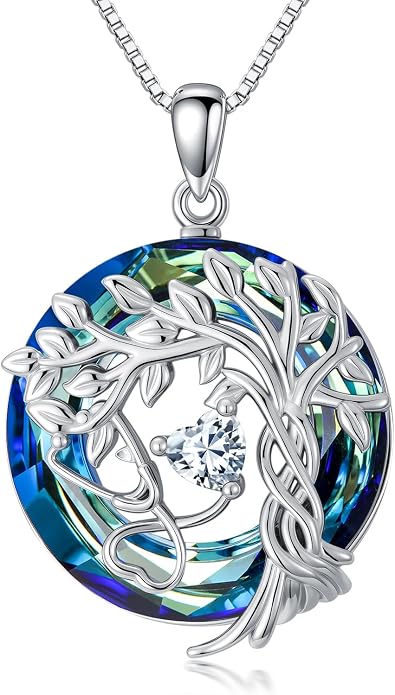 Birthstone Veterinary Stethoscope Necklace 925 Sterling Silver Nurse Vet Pendant with Dog Paw Nurse Jewelry Gifts for Veterinarian Nurse Women Veterinarian Gifts