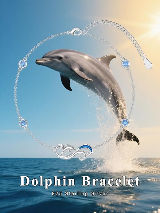 925 Sterling Silver Ankle Bracelet Evil Eye/Dolphin/Sea Turtle/Infinity/Wave Seashell/Hamsa Ankle Bracelet Adjustable Summer Beach Ocean Jewelry for Women
