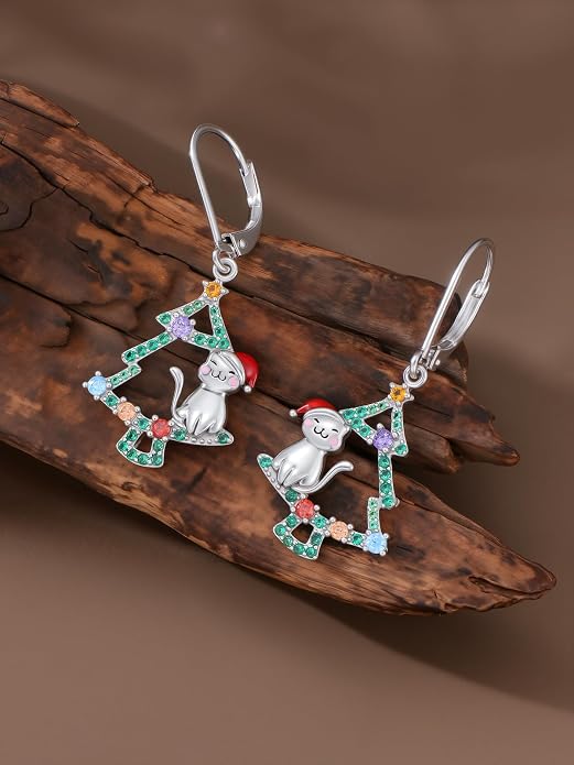 Seiyang Dangle Earrings 925 Sterling Silver Animal/American Flag/Turquoise Dangle Drop Earrings Jewelry Gifts for Women