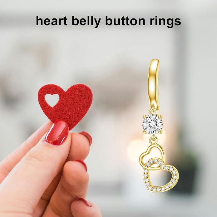 Butterfly Cross Shark Belly Button Ring 925 Sterling Silver Clicker Belly Rings Dangle Navel Ring Hypoallergenic Navel Piercing Belly Piercing Jewelry Gifts for Women