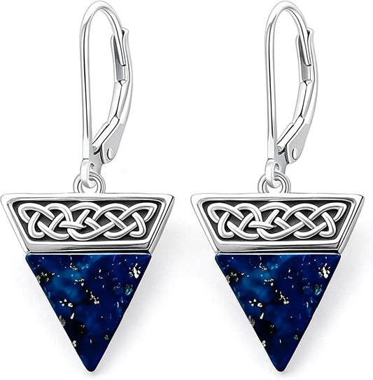 Dorunmo 925 Sterling Silver Western Dangle Earrings for Women Bohemian Earrings Hypoallergenic Christmas Jewelry Gifts for Women