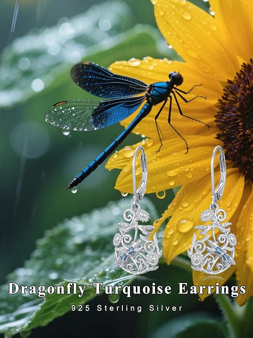 Dorunmo 925 Sterling Silver Western Dangle Earrings for Women Bohemian Earrings Hypoallergenic Christmas Jewelry Gifts for Women
