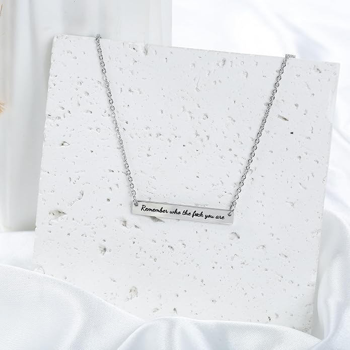 Dont Let The Hard Days Win Bracelet - Gold Hard Day Motivational Bangle Stainless Steel Engraved Words, Inspirational Chain Jewelry Gifts for Women Friend