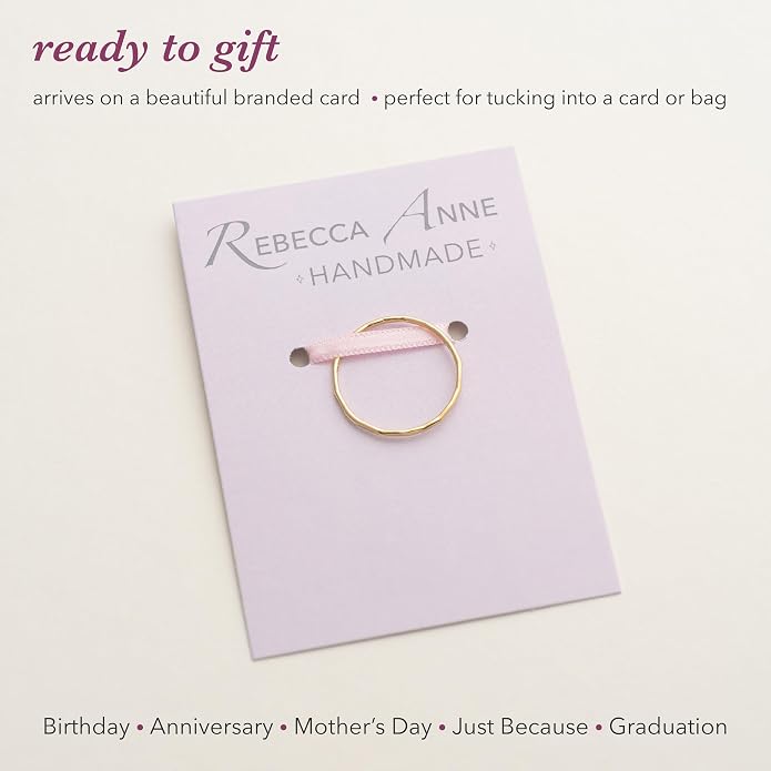 Hammered Stacking Ring for Women, Dainty 1.2mm Minimalist Band, Sterling Silver, 14k Gold Filled or Rose Gold Filled, Thin Stackable Ring, Everyday Jewelry Gift