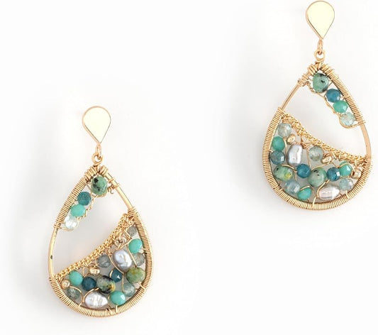 Dangle Bead Earring - Choice of Colors