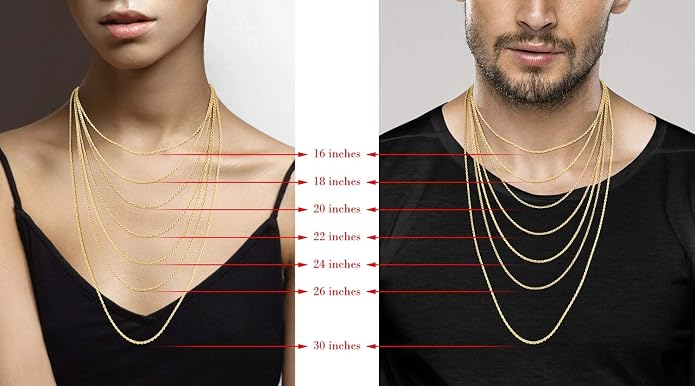Miabella Italian 18K Gold Plated 925 Sterling Silver 2mm, 3mm Diamond-Cut Braided Rope Chain Necklace for Men Women, Made in Italy
