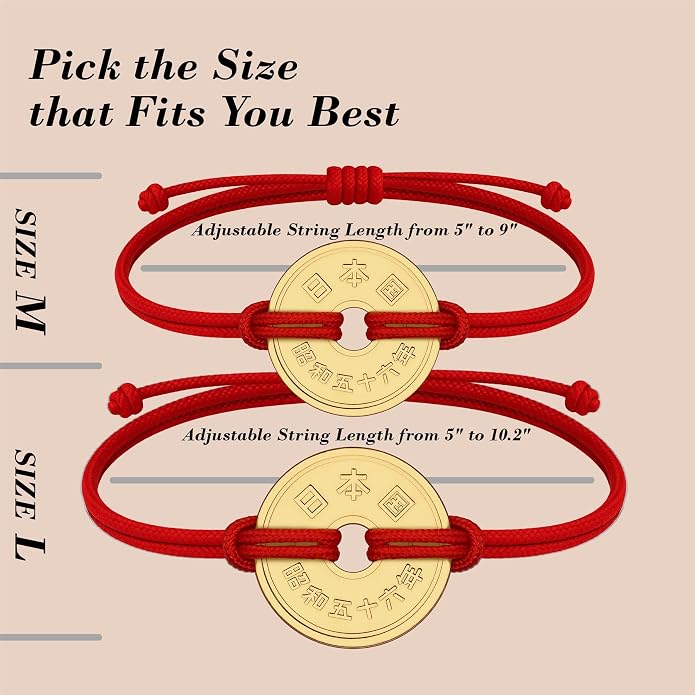 HOBBY OF KINGS Good Luck Coin Bracelet | 18k Gold Plated Wristband | Handmade Jewelry for Collectors and History Lovers