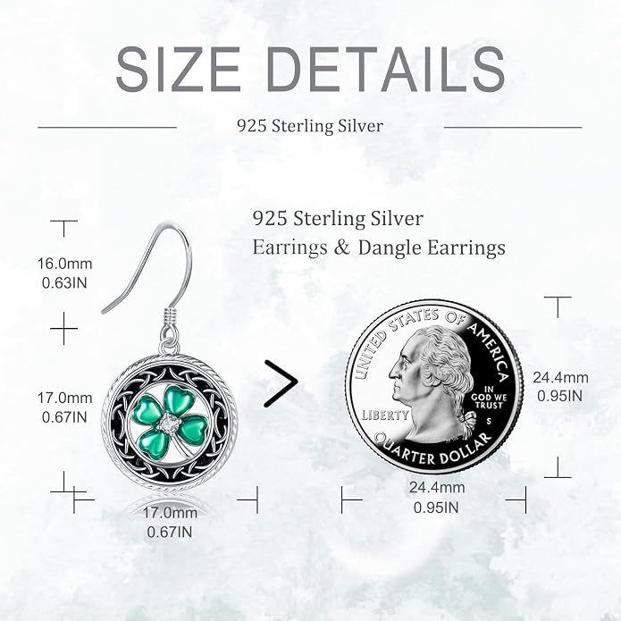 POPLYKE 925 Sterling Silver Tree of Life Dangle Earrings for Women Fashion Abalone Shell Jewelry Gifts for Mom Sister Friend Birthday