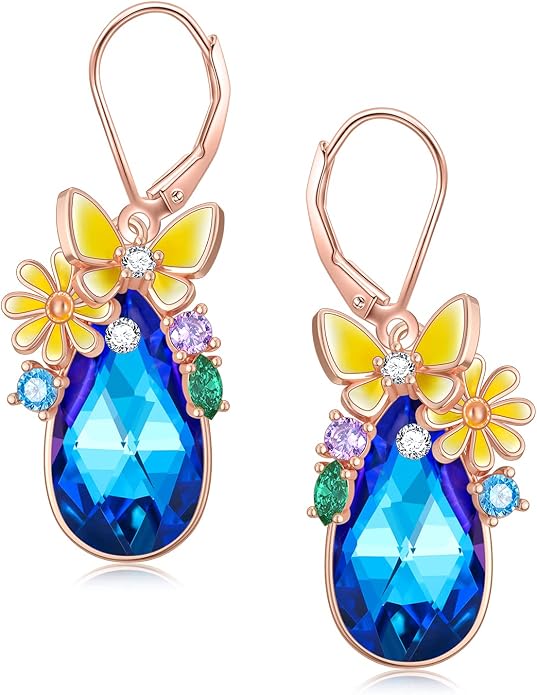 Dorunmo 925 Sterling Silver Western Dangle Earrings for Women Bohemian Earrings Hypoallergenic Christmas Jewelry Gifts for Women