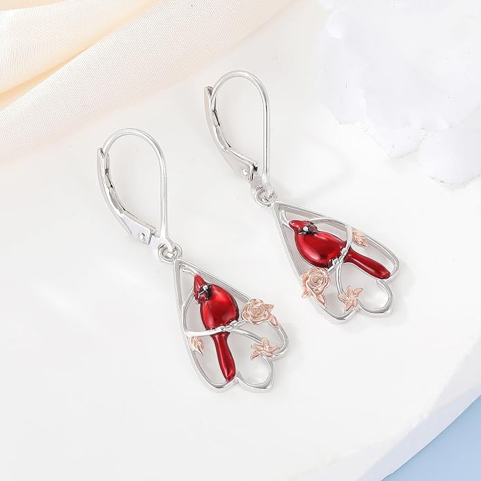 Sterling Silver Abalone Shell Filigree Dangle Drop Earrings Bohemia Jewelry Gift for Women Mother Mom