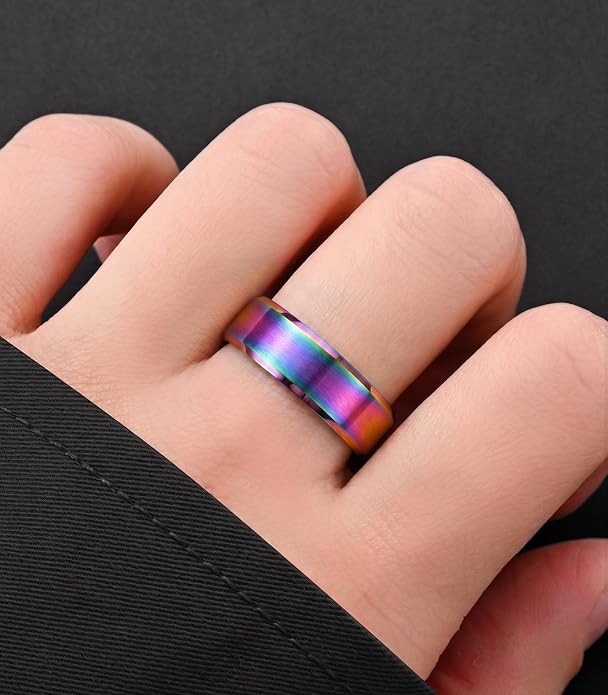 King Ring Tungsten 4/6/8/10mm Rings – Super Polished Matt Finish Tungsten Rings – Designed in USA