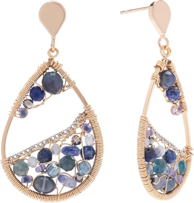Dangle Bead Earring - Choice of Colors