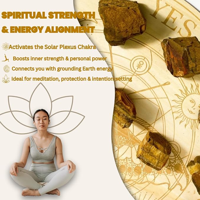 Large 1.25-2.0” Natural Tiger Eye Raw Crystals Stones for Meditation, Chakra, Reiki, Crystal Grid, Energy Work, Wire Wrapping, Tumbling & Spiritual Home Decor