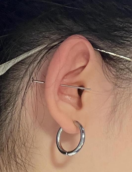 20G-2G Surgical Steel Hinged Clicker Septum Nose Rings Gauges Earrings Seamless Hoops Eyebrow Lip Ring Cliker Helix Tragus Daith Rook Earrings for Women Men