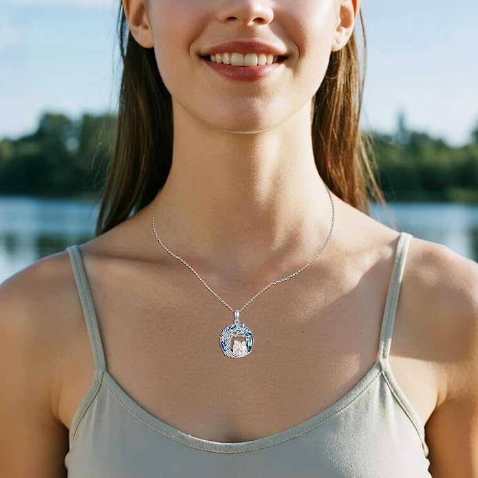 Sisters Necklace Sterling Silver Always My Sister Forever My Friend Jewelry Tree of Life Palm Trees Necklace for Women Female Friendship Jewelry