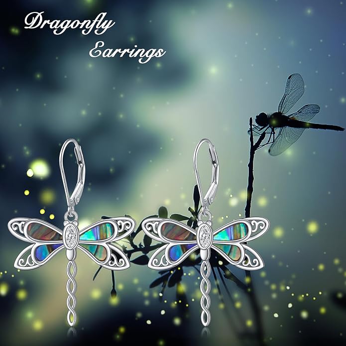 925 Sterling Silver Filigree Dangle Drop Earrings Daisy/Lotus/Rose Flower/Moonstone Leverback Teardrop Earrings for Women Infinity Celtic Knot Daisy Lotus Jewelry for Mothers Day