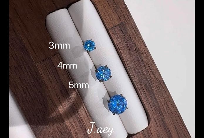 Titanium Earrings for Women Stud Earrings Cubic Zirconia Dainty Screw Flat Back Hypoallergenic Earrings for Women for Multiple Cartilage Helix Conch Tragus Piercing Jewelry for Sensitive Ears