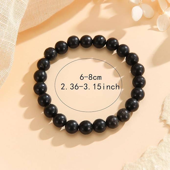 Crystal Vibe - Healing Crystal Bracelet for Women & Men | Natural Gemstone Bead Bracelet | Adjustable Handmade Energy Stone Bracelet | Bracelet for Meditation, Yoga & Daily Wear | Multiple Types
