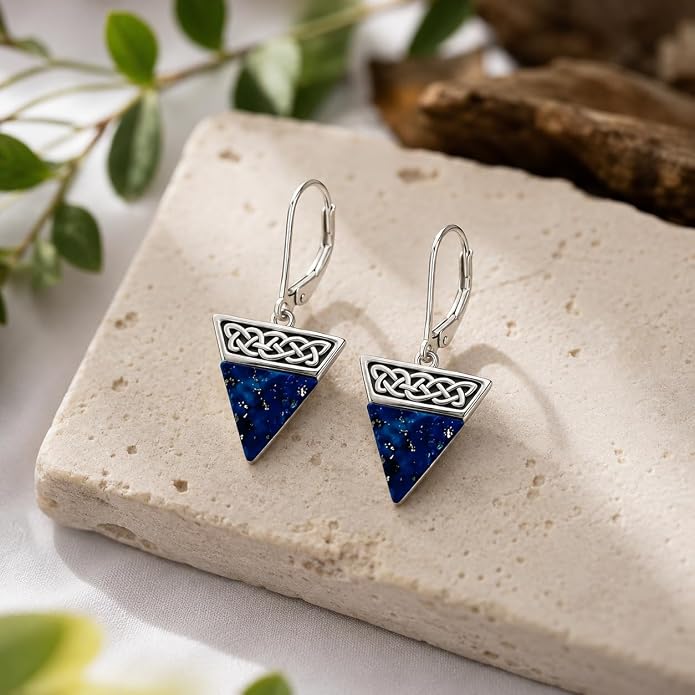 Dorunmo 925 Sterling Silver Western Dangle Earrings for Women Bohemian Earrings Hypoallergenic Christmas Jewelry Gifts for Women