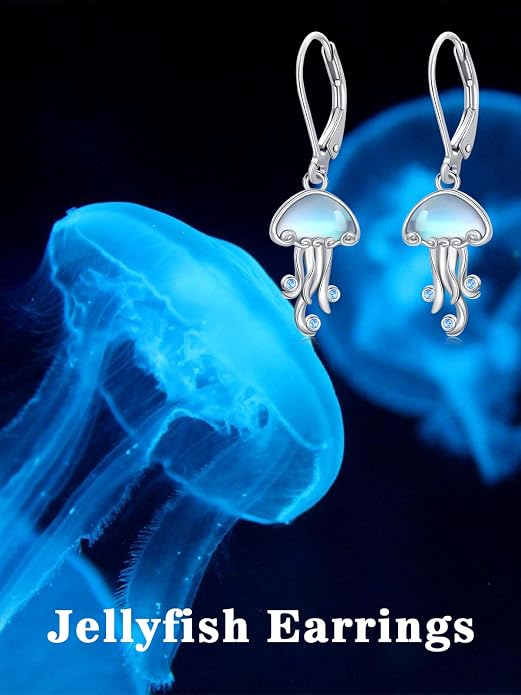 Dorunmo Moonstone Dangle Drop Earrings s925 Sterling Silver Leverback Earrings Filigree Moonstone Jewelry Birthday Gifts for Women