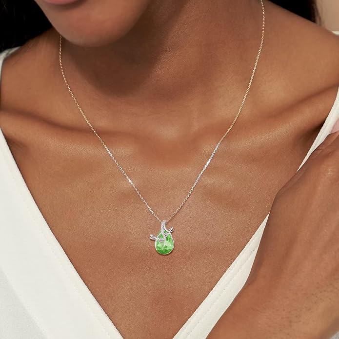 PRAYMOS S925 Sterling Silver Birthstone Necklaces for Women Dainty CZ Necklace Dragonfly Pendant Minimalist Jewelry Gift
