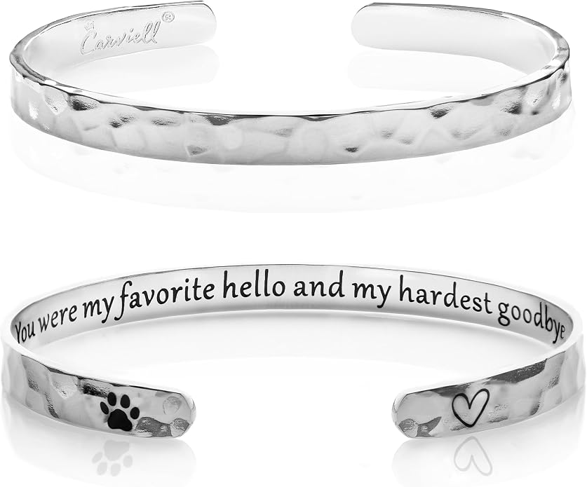 Carviell Bracelet - Gifts for Women – Inspirational, Friendship, Love, Mom, Daughter, Sister, Christian, Graduation, Memorial & Wedding Gifts – 100+ Phrases – Stainless Steel, Gift-Ready