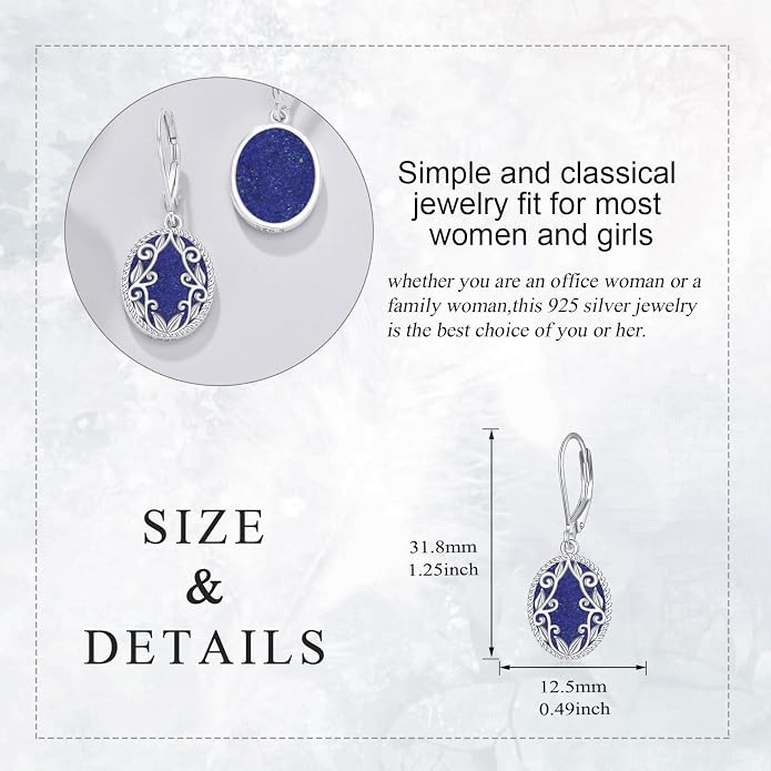 Teardrop Earrings Sterling Silver Filigree Irish Celtic Teardrop Drop Earrings Jewelry Gifts For Women