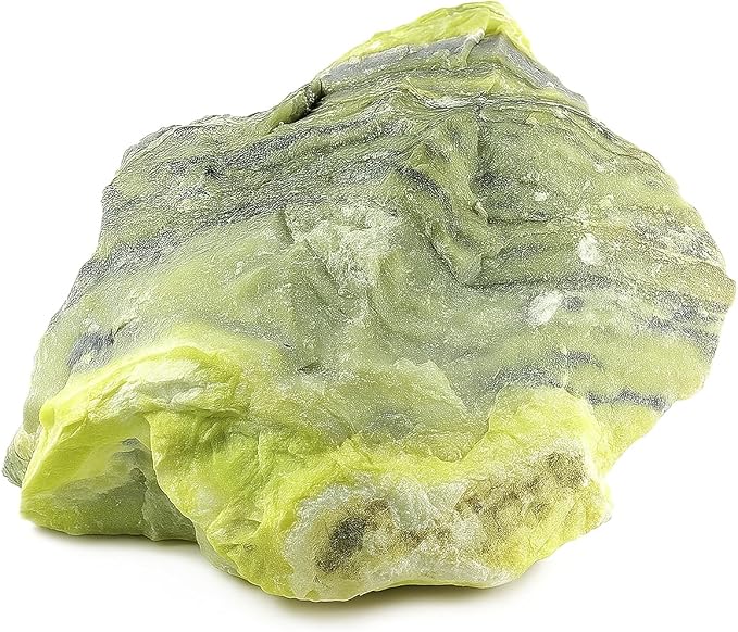 Large 1.25-2.0” Natural Serpentine Raw Crystals Stones for Meditation, Chakra, Reiki, Crystal Grid, Energy Work, Wire Wrapping, Tumbling & Spiritual Home Decor