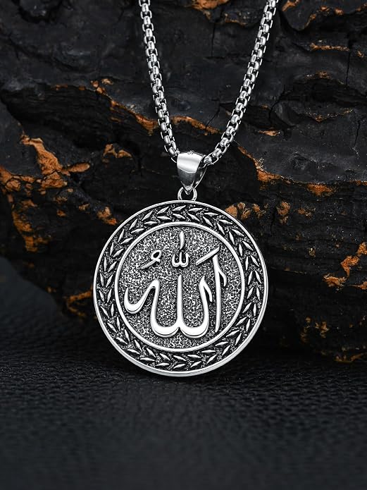 Viking Necklace for Men 925 Sterling Silver Viking Wolf/Thors Hammer/Vegvisir/Tree of Life/Compass Pendant Norse Necklace Amulet Talisman Christmas Gifts for Him Her