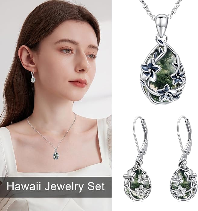 Flower Earrings 925 Sterling Silver Flower Teardrop Leverback Dangle Earrings Jewelry Gifts for Women Girls