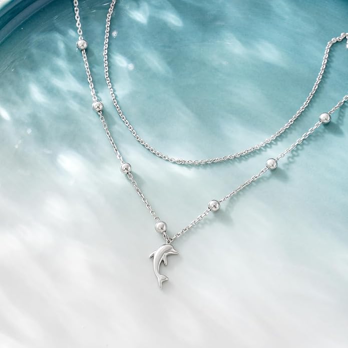 CHIC & ARTSY 925 Sterling Silver Ankle Bracelets for Women, Adjustable Layered Foot Chains with Nature & Symbol Charms, Lightweight Comfort Fit Boho Beach Everyday Jewelry