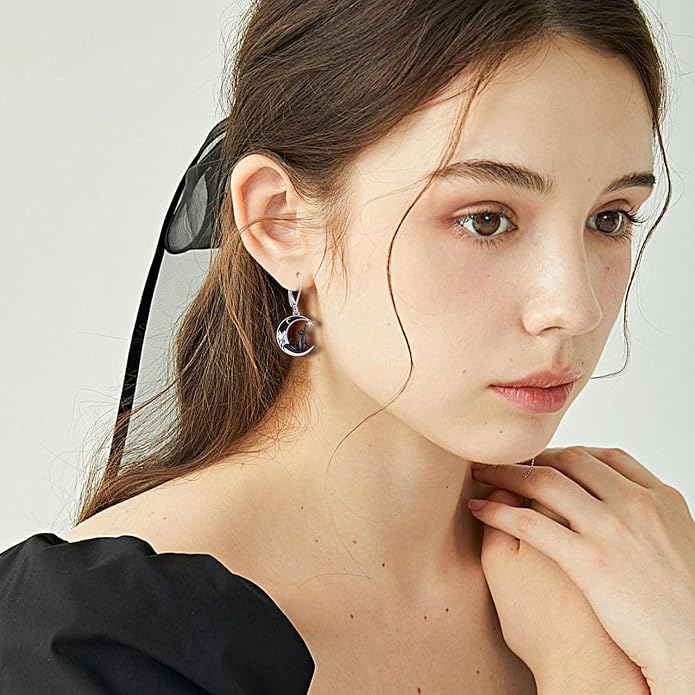 Aniu Tree of Life Earrings for Women Turquoise Malachite Teardrop Dangle Earrings for Women Sterling Silver Anniversary Birthday Drop Dangle Earrings Jewelry Gifts