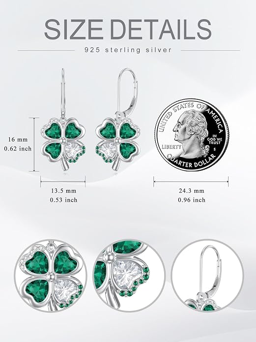 Seiyang Dangle Earrings 925 Sterling Silver Animal/American Flag/Turquoise Dangle Drop Earrings Jewelry Gifts for Women