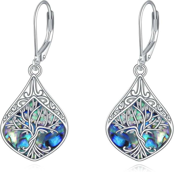 Teardrop Earrings Sterling Silver Filigree Irish Celtic Teardrop Drop Earrings Jewelry Gifts For Women