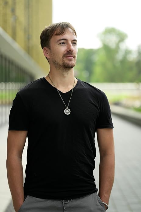 Yin Yang Necklace For Men Ancient Looking High Quality Pendant Jewelry - Yin Yang Gifts - Viking Jewelry for Men