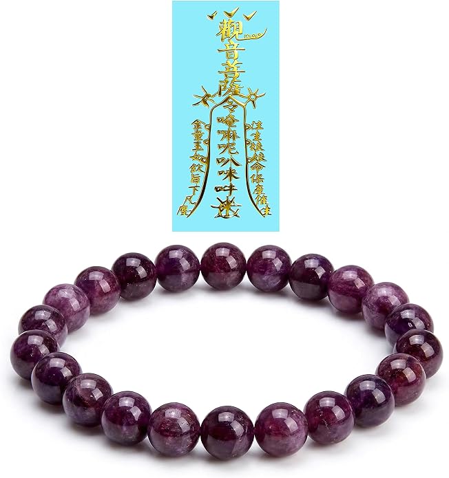 LINGYUAN Feng Shui Wealth and Luck Bracelet with Gold Foil Five Gods Amulet-Red Agate Cinnabar Gemstone Bracelet for Prosperity, Protection & Success, Lucky Charm Gift for Men & Women
