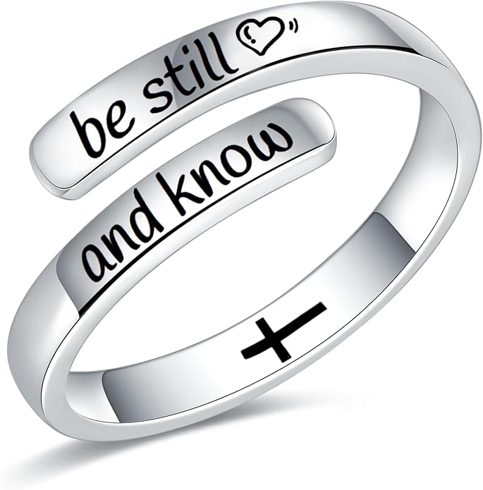 925 Sterling Silver Inspirational Rings for Women Hope Rings Encouragement Jewelry