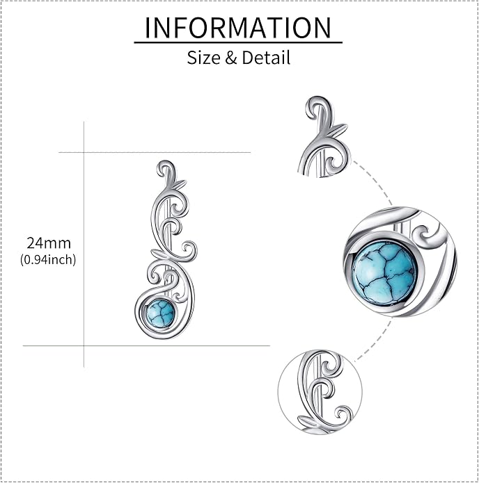 Ear Climbers Earrings for Women Sterling Silver Vintage Ear Crawler Earrings Jewelry Gifts for Women