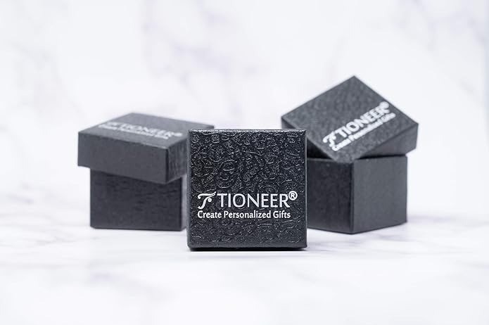 Jewelry | Stainless Steel Letter Alphabet Initial Ring | Square Flat Top Ring for Men & Women | Stainless Steel Jewelry, (Black, Gold, Silver), Size 7-16