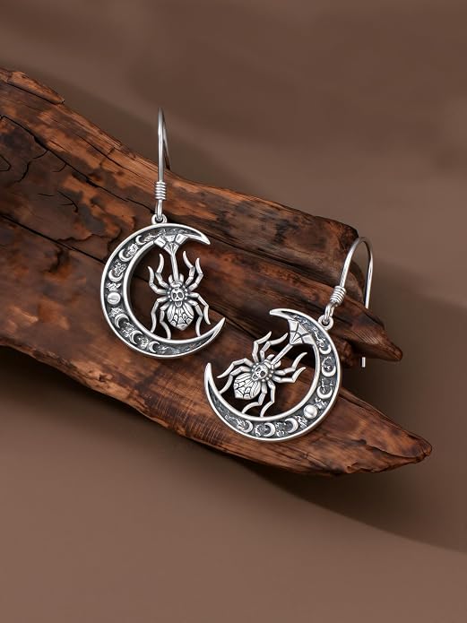 Animal/Leaf/Gothic Dangle Earrings 925 Sterling Silver Animal/Leaf/Gothic Dangle Drop Earrings Easter/Halloween/Christmas Jewelry Gifts for Women Her