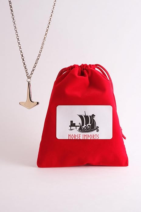 Made in Norway Thor's Hammer Necklace Fitjar Museum Replica Mjolnir