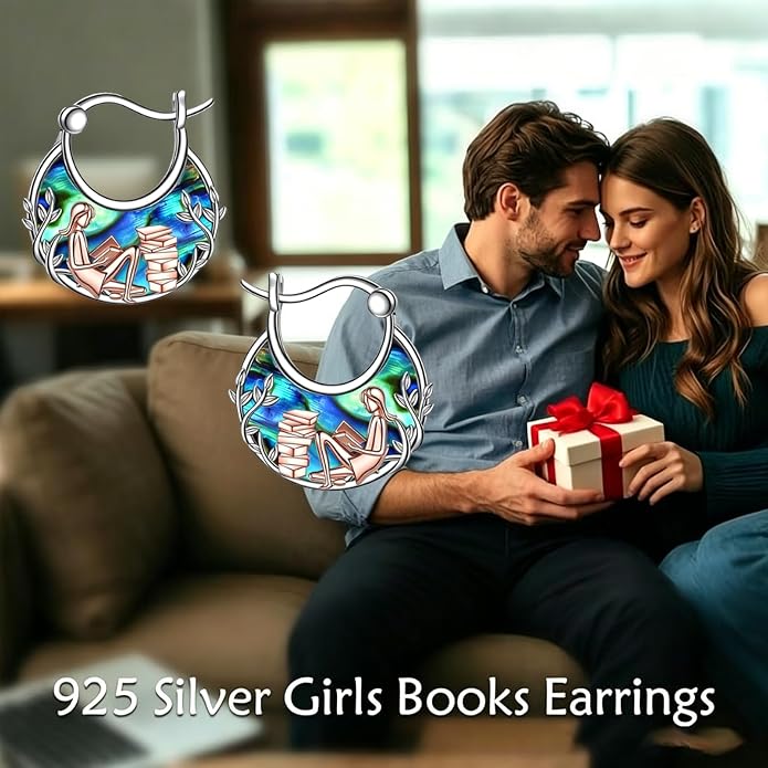 Tree of Life/Sunflower/Mountain/Daisy/Flower/Dragonfly/Butterfly/Earrings 925 Sterling Silver Hoop Earrings for Women