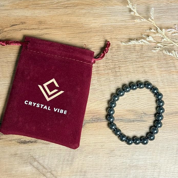 Crystal Vibe - Healing Crystal Bracelet for Women & Men | Natural Gemstone Bead Bracelet | Adjustable Handmade Energy Stone Bracelet | Bracelet for Meditation, Yoga & Daily Wear | Multiple Types