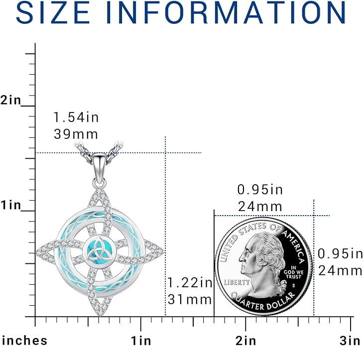 Witchy Jewelry for Women Men Nudo De Bruja Plata 925 Original Witches Knot Necklace Tetragrammaton Hecate Necklace Lilith Necklace Pentagram Necklace Cat Necklace Triple Moon Goddess Pendant Necklace