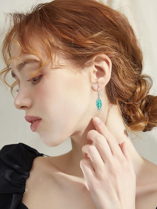 Animal/Leaf/Gothic Dangle Earrings 925 Sterling Silver Animal/Leaf/Gothic Dangle Drop Earrings Easter/Halloween/Christmas Jewelry Gifts for Women Her