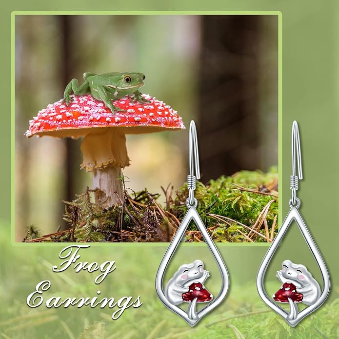 WINNICACA Sterling Silver Dangle Drop Earrings for Women Mom Flower Leverback Earrings Jewelry Christmas Anniversary Birthday Gifts