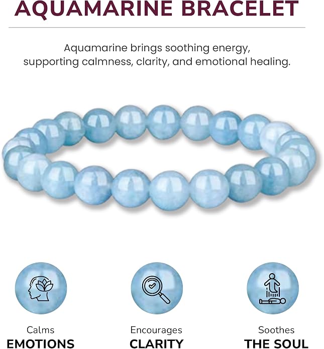Crystal Vibe - Healing Crystal Bracelet for Women & Men | Natural Gemstone Bead Bracelet | Adjustable Handmade Energy Stone Bracelet | Bracelet for Meditation, Yoga & Daily Wear | Multiple Types