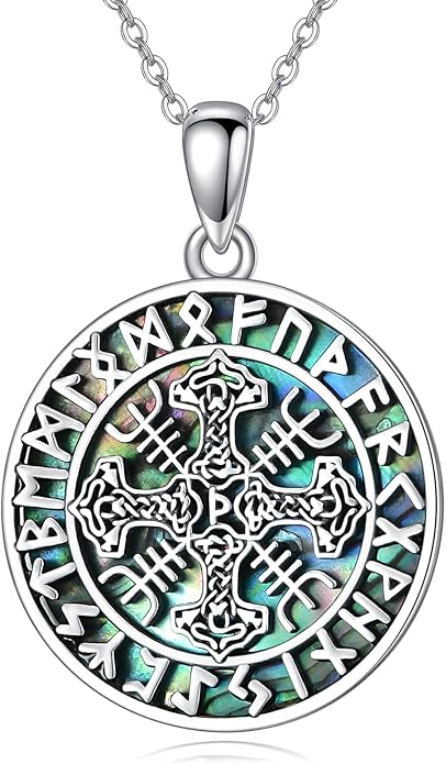 VONALA S925 Sterling Silver Celtic Owl/Moon Wolf/Horse/Dragon/Viking/Anchor Necklace Celtic Knot Pendant Necklace Irish Vintage Necklace Gifts for Women Teens Men Unisex