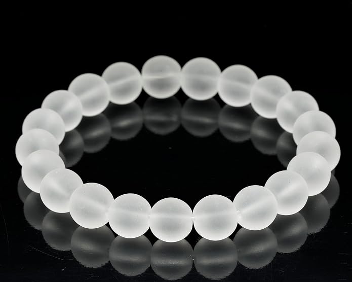 Natural Gemstone Beaded Stretch Bracelet for Men & Women | Handmade 8mm Stone Jewelry | Zodiac Chakra Elastic Bracelet | Meaningful Gift Collection