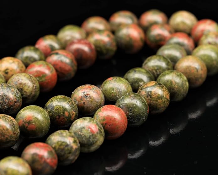 Natural Gemstone Beaded Choker Necklace | 8mm Handmade Adjustable Jewelry for Men & Women | Chakra Balancing Crystal Necklace | Spiritual Gift | Macrame Cord with Extender